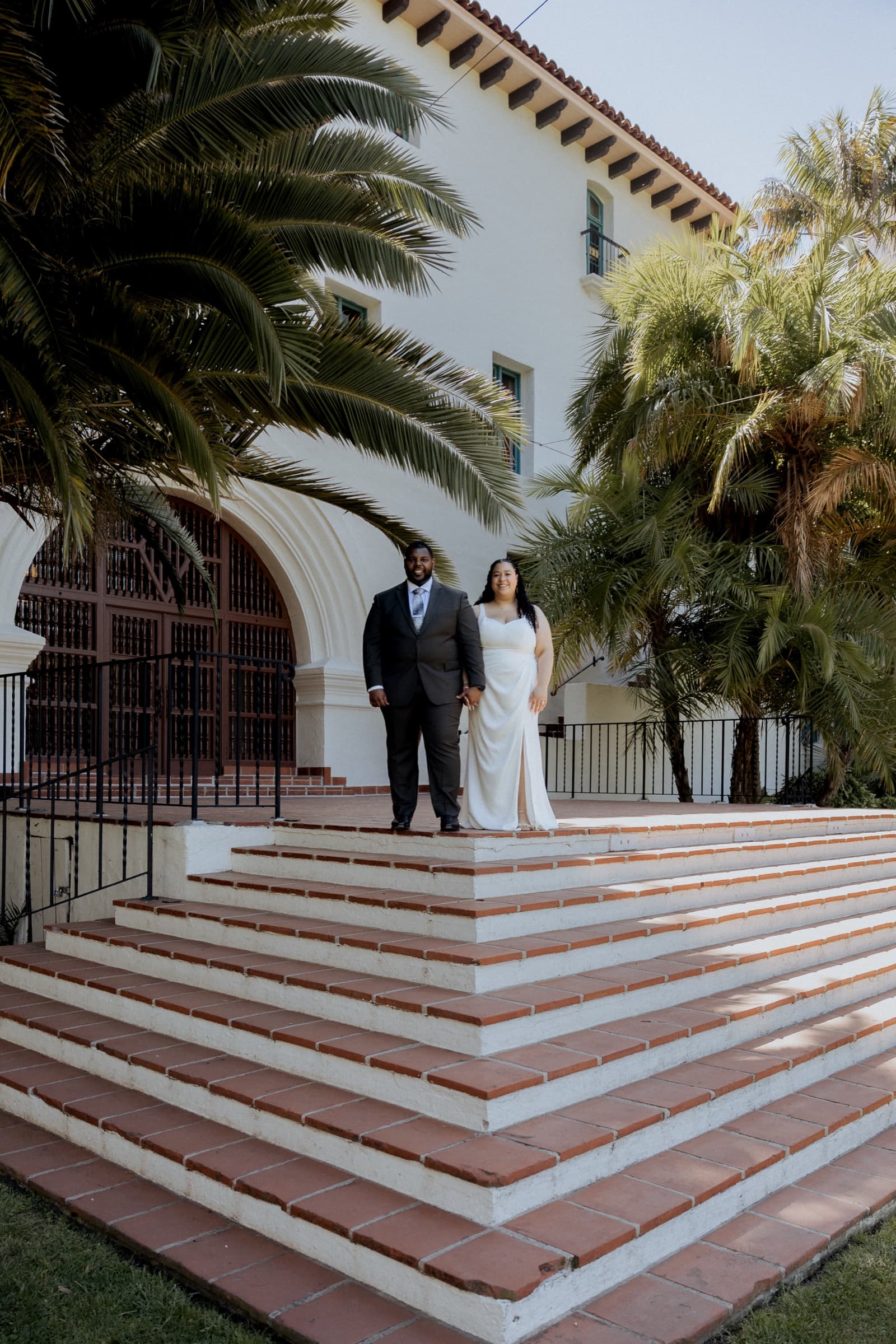 Outdoor wedding ceremony in Southern California