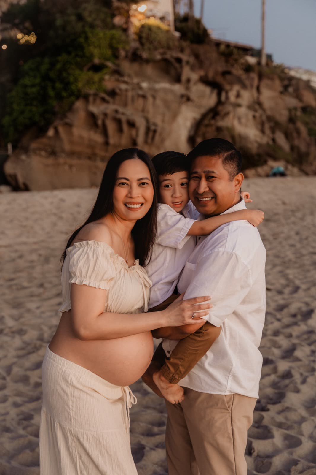 Family at the beach — Southern California