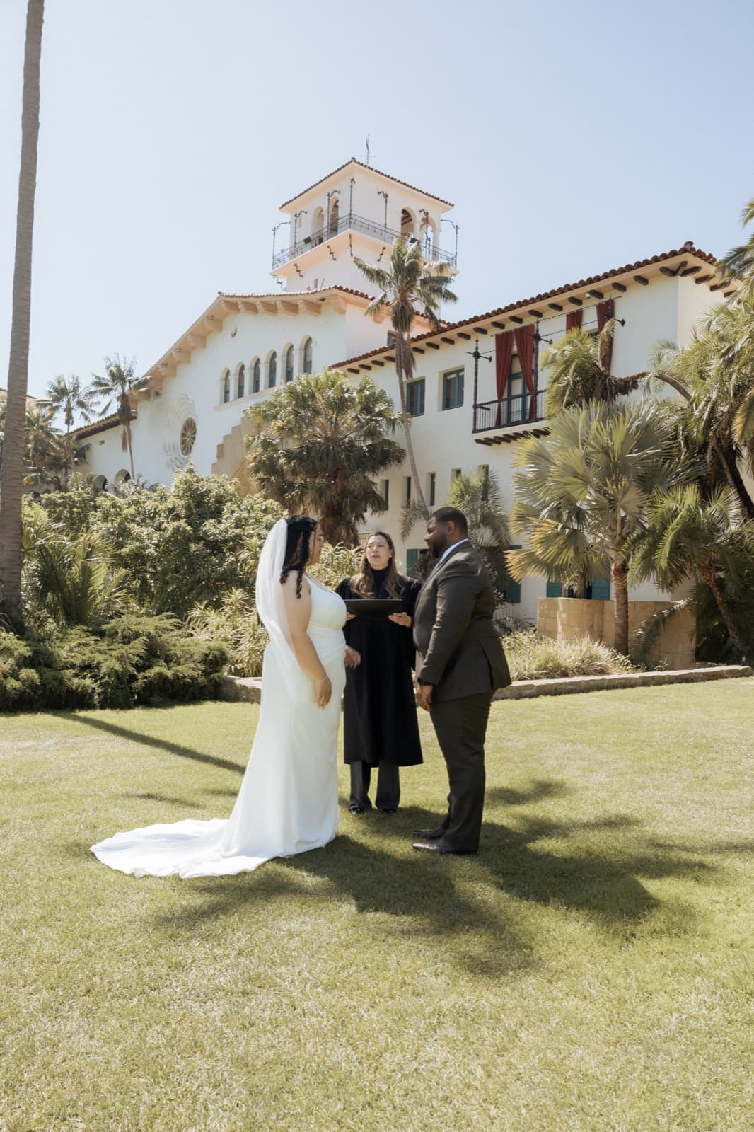 Elopement — couple embracing at sunset