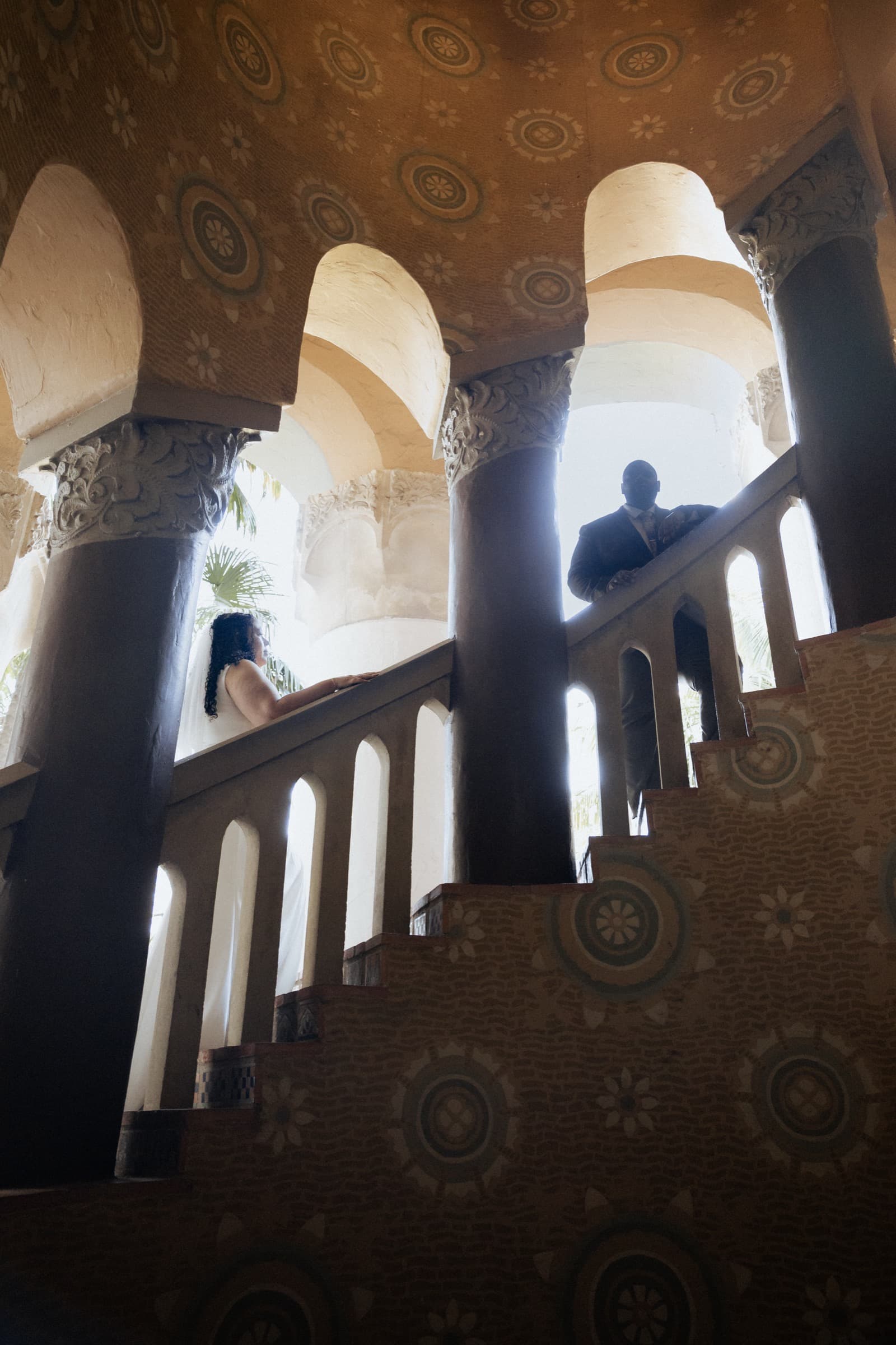Staircase portrait — Santa Barbara