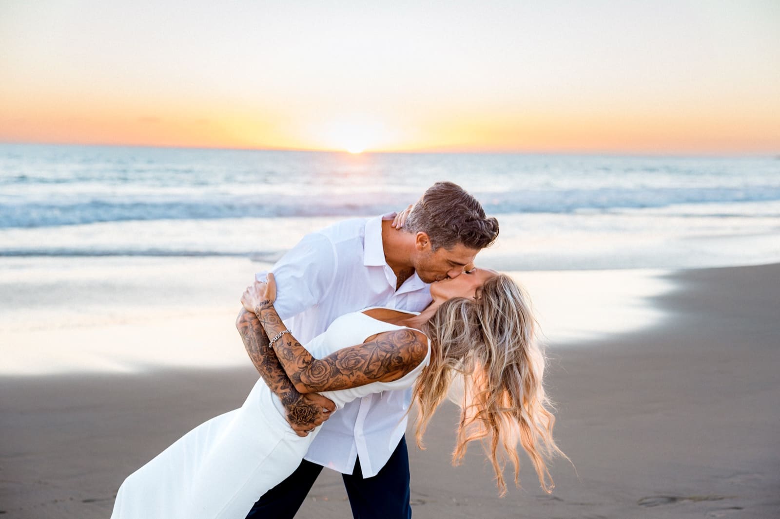 The dip at the water's edge, Laguna Beach