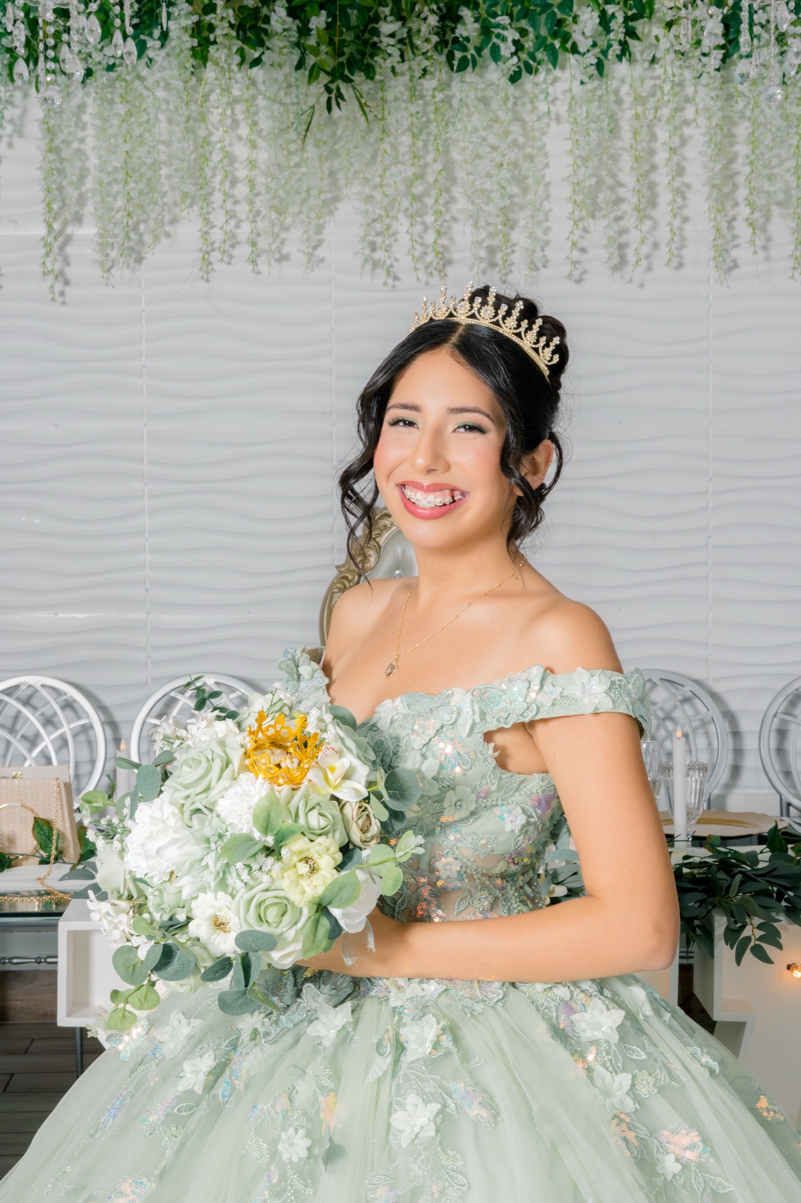 Quinceañera traditions during a reception in the Inland Empire